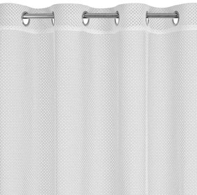 ZÁCLONA NA KRÚŽKOCH ABI 140X250 CM BIELA
