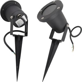ECOLIGHT Zapustený LED záhradný reflektor EC79018 pre GU10 žiarovku