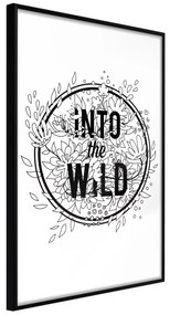 Artgeist Plagát - Into The Wild [Poster] Veľkosť: 30x45, Verzia: Čierny rám