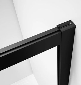 Gelco Gelco, SIGMA SIMPLY BLACK sprchové dvere posuvné pre rohový vstup 800 mm, sklo BRICK, GS2480B