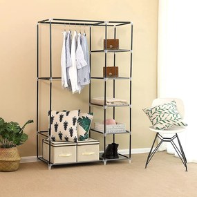 Skladacia skriňa  175 × 110 × 45 cm SONGMICS
