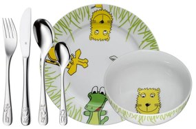 6-dielny detský jedálenský set WMF Cromargan® Safari