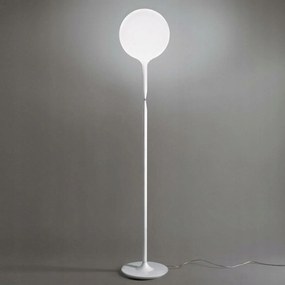 Artemide Castore 350 stojacia lampa, stmievač, biela, 182 cm, 2870 lm