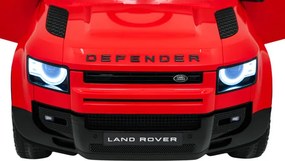 Elektrické autíčko Land Rover Defender červené