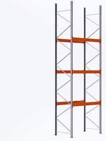 Základný paletový regál|1 moduly