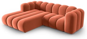 Ružová rohová pohovka (ľavý roh) Lupine – Micadoni Home