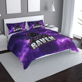 Sablio Obliečky FORTNITE RAVEN Fialová búrka - 140x200 / 90x70