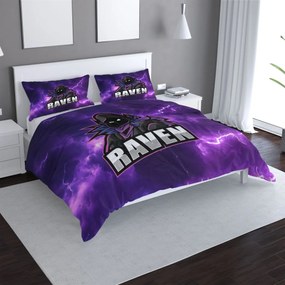 Sablio Obliečky FORTNITE RAVEN Fialová búrka - 140x200 / 90x70