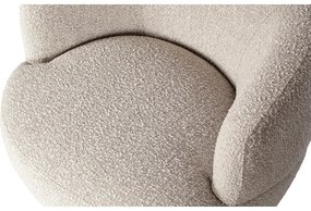 Svetlosivé otočné kreslo Wolly – WOOOD