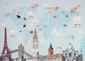 Obraz na plátne Cesta kolem sveta, 70x50 cm%