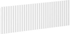Mexen Mexen, Rýhované čelo pre korpus kúpeľňovej skrinky 70 x 20 cm, biela matná, 91A20-0700-235-1-01
