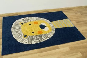 Detský koberec Emily Kids 2360A Lev modrý