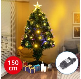 Aigostar B.V. Aigostar - LED Vonkajší vianočný stromček LED/6W/230V 150 cm IP44 teplá biela B10303KB7