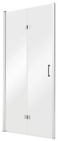 D‘Eluxe - SPRCHOVÉ DVERE - Sprchové dvere BIFOLD EH80X 80-xcm sprchové dvere skladacie číre 6 chróm univerzálna - ľavá/pravá spúšťania a zdvíhania 100 190 100x190