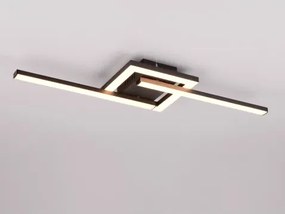 Stropné/nástenné osvetlenie LED Viale, čierna mat%
