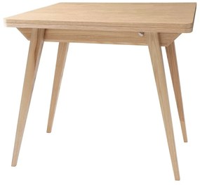 Rozkladací jedálenský stôl s doskou v dekore jaseňového dreva 65x90 cm Envelope – Ragaba