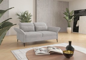 XXXLutz 2,5-MIESTNA POHOVKA, textil, strieborná Sit & More - Sedačky - 00014401186D