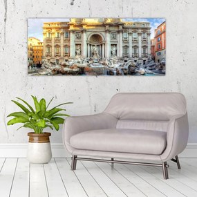 Obraz - Fontána di Trevi (120x50 cm)