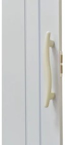 Skladacie dvere 005S biele matné 80 cm