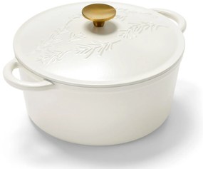 Liatinový hrniec, biely