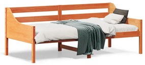 Denná posteľ voskovo hnedá 75x190 cm borovicový masív 842845