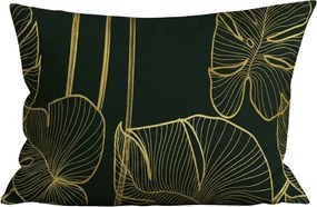 Obliečka na vankúš z mikrovlákna VENECIA 70x90 cm, tmavozelená
