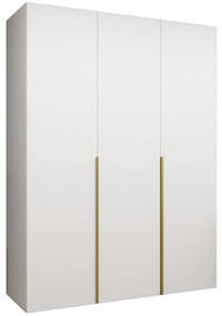 Skriňa Alicante I 150 biela/zlatá