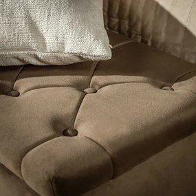 Velúrová lavica KARING s úložným priestorom