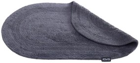 Kúpeľňový koberček Javo Cotton antracitový ovál