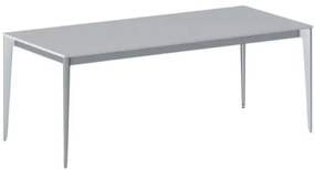 Kancelársky stôl PRIMO ACTION, sivostrieborná podnož, 2000 x 900 mm, sivá