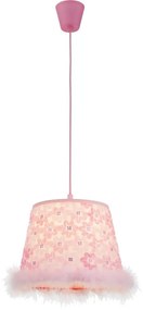 Globo 15720 - Detský luster na lanku TARSO 1xE27/60W/230V ružová