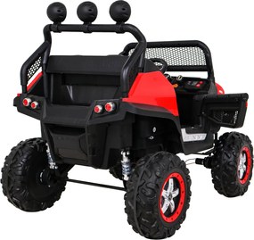 Ramiz Mercedes Benz Unimog pre deti Off-road Červená + pohon 4x4 + diaľkové ovládanie