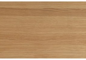 Čierno-prírodný okrúhly konferenčný stolík s doskou v dubovom dekore ø 65 cm Soli – Actona