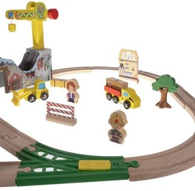 Drevená vláčiková dráha Kruzzel 22495