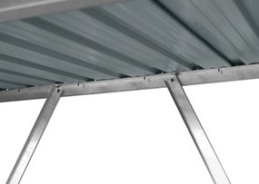 BestBerg D-1A záhradný strom / 1,5 m² / 163 x 89 x 154 cm / sivá
