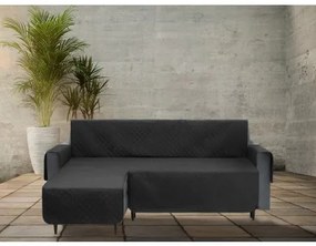 Poťah na rohovú sedačku ľavý PARIS čierny, 200 cm