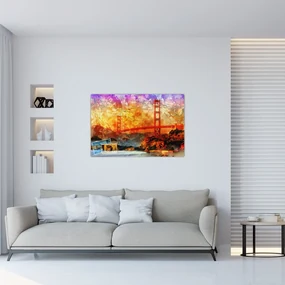 Obraz - Golden Gate, San Francisco, Kalifornia (90x60 cm)