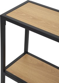 Noela Knižnica regál asymetrická ARCANA 91x75 prírodná