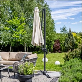 MI Záhradný slnečník 3,5M KAZUAR béžový