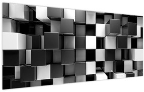 Obraz - Kocky (120x50 cm)