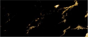 Obraz - Zlaý dekor (120x50 cm)