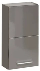 Kúpeľňová skrinka CMD TWIST GREY 830 sivá/sivý lesk