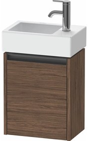 DURAVIT Ketho 2 závesná skrinka pod umývadielko, 1 dvierka, pánty vpravo, 364 x 238 x 440 mm, orech tmavý, K25071R21210000