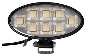 LED Bodové svietidlo pre automobil BLACK LED/160W/10-30V IP69 5700K oválny