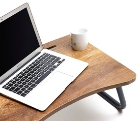 Stojan na notebook Sehpa orech/čierny