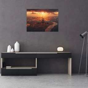 Obraz - Dopravné lietadlo (70x50 cm)