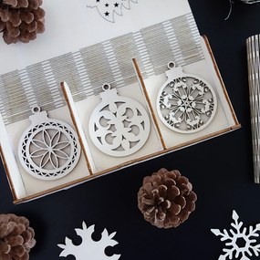 SENTOP | Vianočné ozdoby z dreva a plastu, Vianočné dekorácie drevené , drevené doplnky PR0107-Christmas decoratio HEU-
