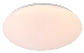 Stropné svietidlo biele 33 cm vrátane LED a stmievača s diaľkovým ovládaním - Iene