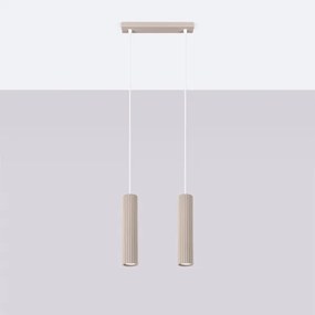 Brilagi - Luster na lanku CRESTO 2xGU10/10W/230V taupe