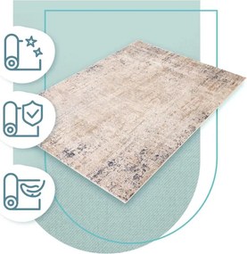 Koberec Pula Z285B svetlosivý / béžový